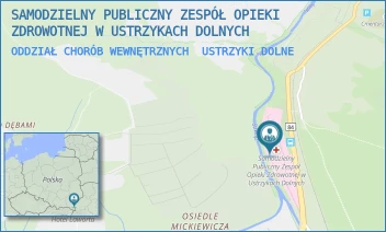 ODDZIAŁ CHORÓB WEWNĘTRZNYCH - SAMODZIELNY PUBLICZNY ZESPÓŁ OPIEKI ZDROWOTNEJ W USTRZYKACH DOLNYCH - UL. 29 LISTOPADA 57,  USTRZYKI DOLNE