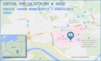 ODDZIAŁ CHORÓB WEWNĘTRZNYCH I KARDIOLOGII - SZPITAL SPECJALISTYCZNY W JAŚLE - LWOWSKA 22,  JASŁO