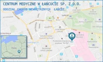 ODDZIAŁ CHORÓB WEWNĘTRZNYCH - CENTRUM MEDYCZNE W ŁAŃCUCIE SP. Z O.O. - UL. IGNACEGO PADEREWSKIEGO 5,  ŁAŃCUT