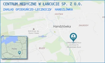 ZAKŁAD OPIEKUŃCZO-LECZNICZY - CENTRUM MEDYCZNE W ŁAŃCUCIE SP. Z O.O. - UL. HANDZLÓWKA 262,  HANDZLÓWKA