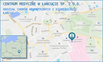 ODDZIAŁ CHORÓB WEWNĘTRZNYCH I DIABETOLOGII - CENTRUM MEDYCZNE W ŁAŃCUCIE SP. Z O.O. - UL. IGNACEGO PADEREWSKIEGO 5,  ŁAŃCUT