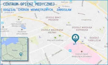 ODDZIAŁ CHORÓB WEWNĘTRZNYCH - CENTRUM OPIEKI MEDYCZNEJ - UL. 3 MAJA 70,  JAROSŁAW