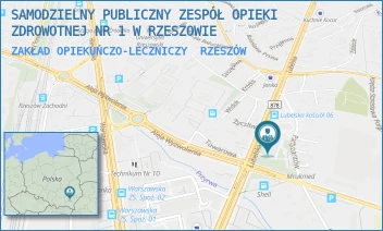 ZAKŁAD OPIEKUŃCZO-LECZNICZY - SAMODZIELNY PUBLICZNY ZESPÓŁ OPIEKI ZDROWOTNEJ NR 1 W RZESZOWIE - UL. LUBELSKA 6,  RZESZÓW