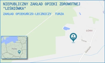 ZAKŁAD OPIEKUŃCZO-LECZNICZY - NIEPUBLICZNY ZAKŁAD OPIEKI ZDROWOTNEJ "LEŚNIÓWKA" - TURZA 242,  TURZA