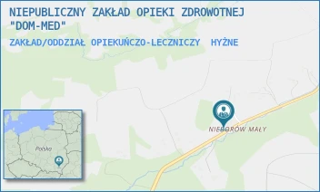 ZAKŁAD/ODDZIAŁ OPIEKUŃCZO-LECZNICZY - NIEPUBLICZNY ZAKŁAD OPIEKI ZDROWOTNEJ "DOM-MED" - HYŻNE 762,  HYŻNE