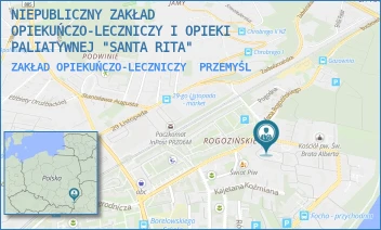 ZAKŁAD OPIEKUŃCZO-LECZNICZY - NIEPUBLICZNY ZAKŁAD OPIEKUŃCZO-LECZNICZY I OPIEKI PALIATYWNEJ "SANTA RITA" - UL. STEFANA ROGOZIŃSKIEGO 30,  PRZEMYŚL