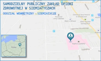 ODDZIAŁ WEWNĘTRZNY - SAMODZIELNY PUBLICZNY ZAKŁAD OPIEKI ZDROWOTNEJ W SIEMIATYCZACH - SZPITALNA 8,  SIEMIATYCZE