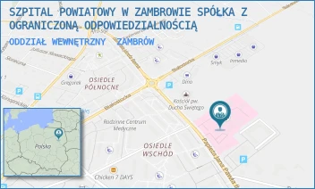 ODDZIAŁ WEWNĘTRZNY - SZPITAL POWIATOWY W ZAMBROWIE SPÓŁKA Z OGRANICZONĄ ODPOWIEDZIALNOŚCIĄ - PAPIEŻĄ J. PAWŁA II 3,  ZAMBRÓW