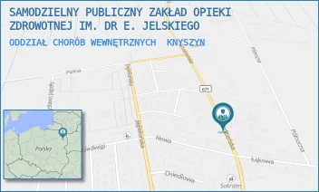 ODDZIAŁ CHORÓB WEWNĘTRZNYCH - SAMODZIELNY PUBLICZNY ZAKŁAD OPIEKI ZDROWOTNEJ IM. DR E. JELSKIEGO - GRODZIEŃSKA 96,  KNYSZYN