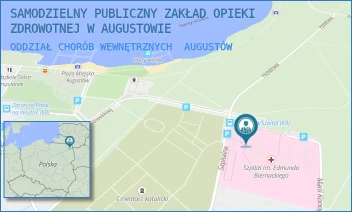 ODDZIAŁ CHORÓB WEWNĘTRZNYCH - SAMODZIELNY PUBLICZNY ZAKŁAD OPIEKI ZDROWOTNEJ W AUGUSTOWIE - SZPITALNA 12,  AUGUSTÓW