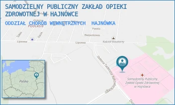 ODDZIAŁ CHORÓB WEWNĘTRZNYCH - SAMODZIELNY PUBLICZNY ZAKŁAD OPIEKI ZDROWOTNEJ W HAJNÓWCE - DOC. ADAMA DOWGIRDA 9,  HAJNÓWKA