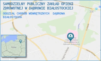 ODDZIAŁ CHORÓB WEWNĘTRZNYCH - SAMODZIELNY PUBLICZNY ZAKŁAD OPIEKI ZDROWOTNEJ W DĄBROWIE BIAŁOSTOCKIEJ - M. C. SKŁODOWSKIEJ 15, DĄBROWA BIAŁOSTOCKA
