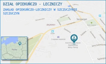 ZAKŁAD OPIEKUŃCZO-LECZNICZY W SZCZUCZYNIE - DZIAŁ OPIEKUŃCZO - LECZNICZY - SZPITALNA 1.,  SZCZUCZYN