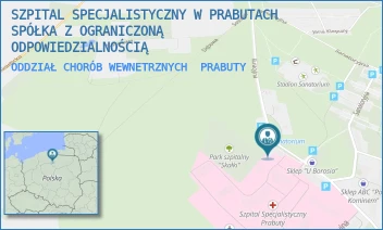 ODDZIAŁ CHORÓB WEWNETRZNYCH - SZPITAL SPECJALISTYCZNY W PRABUTACH SPÓŁKA Z OGRANICZONĄ ODPOWIEDZIALNOŚCIĄ - UL. KURACYJNA 30,  PRABUTY