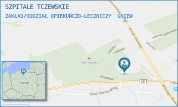ZAKŁAD/ODDZIAŁ OPIEKUŃCZO-LECZNICZY - SZPITALE TCZEWSKIE - UL. CHAŁUBIŃSKIEGO 1,  GNIEW