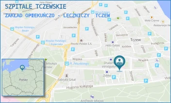 ZAKŁAD OPIEKUŃCZO - LECZNICZY - SZPITALE TCZEWSKIE - UL. IGNACEGO PADEREWSKIEGO 11,  TCZEW
