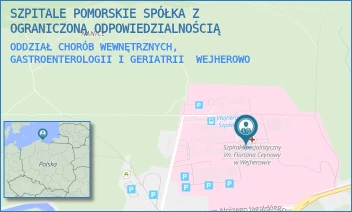 ODDZIAŁ CHORÓB WEWNĘTRZNYCH, GASTROENTEROLOGII I GERIATRII - SZPITALE POMORSKIE SPÓŁKA Z OGRANICZONĄ ODPOWIEDZIALNOŚCIĄ - UL. DR. ALOJZEGO JAGALSKIEGO 10,  WEJHEROWO