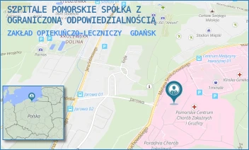 ZAKŁAD OPIEKUŃCZO-LECZNICZY - SZPITALE POMORSKIE SPÓŁKA Z OGRANICZONĄ ODPOWIEDZIALNOŚCIĄ - UL. MARIANA SMOLUCHOWSKIEGO 18,  GDAŃSK
