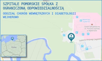 ODDZIAŁ CHORÓB WEWNĘTRZNYCH I DIABETOLOGII - SZPITALE POMORSKIE SPÓŁKA Z OGRANICZONĄ ODPOWIEDZIALNOŚCIĄ - UL. DR. ALOJZEGO JAGALSKIEGO 10,  WEJHEROWO