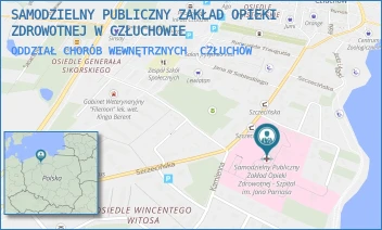 ODDZIAŁ CHORÓB WEWNĘTRZNYCH - SAMODZIELNY PUBLICZNY ZAKŁAD OPIEKI ZDROWOTNEJ W CZŁUCHOWIE - UL. SZCZECIŃSKA 31,  CZŁUCHÓW