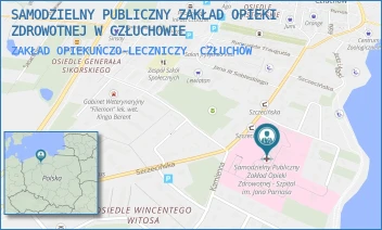 ZAKŁAD OPIEKUŃCZO-LECZNICZY - SAMODZIELNY PUBLICZNY ZAKŁAD OPIEKI ZDROWOTNEJ W CZŁUCHOWIE - UL. SZCZECIŃSKA 31,  CZŁUCHÓW