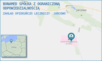 ZAKŁAD OPIEKUŃCZO LECZNICZY - BONAMED SPÓŁKA Z OGRANICZONĄ ODPOWIEDZIALNOŚCIĄ - UL. SZKOLNA 12,  JARCEWO