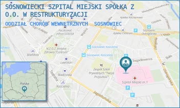 ODDZIAŁ CHORÓB WEWNĘTRZNYCH - SOSNOWIECKI SZPITAL MIEJSKI SPÓŁKA Z O.O. W RESTRUKTURYZACJI - UL. EMILA ZEGADŁOWICZA 3,  SOSNOWIEC