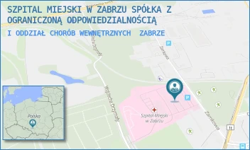 I ODDZIAŁ CHORÓB WEWNĘTRZNYCH - SZPITAL MIEJSKI W ZABRZU SPÓŁKA Z OGRANICZONĄ ODPOWIEDZIALNOŚCIĄ - ZAMKOWA 4,  ZABRZE