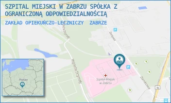 ZAKŁAD OPIEKUŃCZO-LECZNICZY - SZPITAL MIEJSKI W ZABRZU SPÓŁKA Z OGRANICZONĄ ODPOWIEDZIALNOŚCIĄ - UL. ZAMKOWA 4,  ZABRZE
