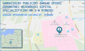 ZAKŁAD OPIEKUŃCZO-LECZNICZY - SAMODZIELNY PUBLICZNY ZAKŁAD OPIEKI ZDROWOTNEJ WOJEWÓDZKI SZPITAL SPECJALISTYCZNY NR 3 W RYBNIKU - UL. ENERGETYKÓW 46,  RYBNIK