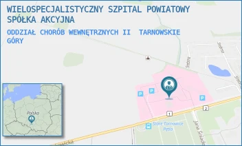 ODDZIAŁ CHORÓB WEWNĘTRZNYCH II - WIELOSPECJALISTYCZNY SZPITAL POWIATOWY SPÓŁKA AKCYJNA - UL. PYSKOWICKA 47-51,  TARNOWSKIE GÓRY