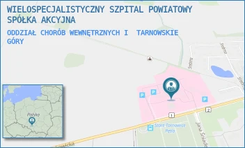 ODDZIAŁ CHORÓB WEWNĘTRZNYCH I - WIELOSPECJALISTYCZNY SZPITAL POWIATOWY SPÓŁKA AKCYJNA - UL. PYSKOWICKA 47-51,  TARNOWSKIE GÓRY