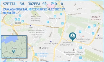 ZAKŁAD/ODDZIAŁ OPIEKUŃCZO-LECZNICZY - SZPITAL ŚW. JÓZEFA SP. Z O. O. - UL. STEFANA OKRZEI 27,  MIKOŁÓW