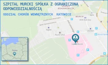 ODDZIAŁ CHORÓB WEWNĘTRZNYCH - SZPITAL MURCKI SPÓŁKA Z OGRANICZONĄ ODPOWIEDZIALNOŚCIĄ - UL. ALFREDA SOKOŁOWSKIEGO 2,  KATOWICE