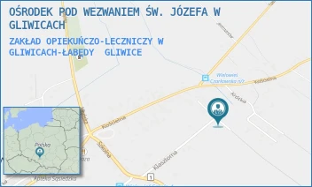 ZAKŁAD OPIEKUŃCZO-LECZNICZY W GLIWICACH-ŁABĘDY - OŚRODEK POD WEZWANIEM ŚW. JÓZEFA W GLIWICACH - UL. KLASZTORNA 1,  GLIWICE