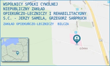 ZAKŁAD OPIEKUŃCZO-LECZNICZY - WSPÓLNICY SPÓŁKI CYWILNEJ NIEPUBLICZNY ZAKŁAD OPIEKUŃCZO-LECZNICZY I REHABILITACYJNY S.C. - JERZY SAMELA, GRZEGORZ SAŃPRUCH - OSIKOWA 4,  BILCZA