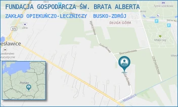 ZAKŁAD OPIEKUŃCZO-LECZNICZY - FUNDACJA GOSPODARCZA ŚW. BRATA ALBERTA - SOLANKOWA 6,  BUSKO-ZDRÓJ