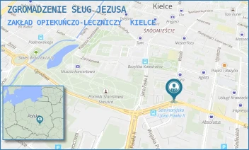 ZAKŁAD OPIEKUŃCZO-LECZNICZY - ZGROMADZENIE SŁUG JEZUSA - WESOŁA 45,  KIELCE