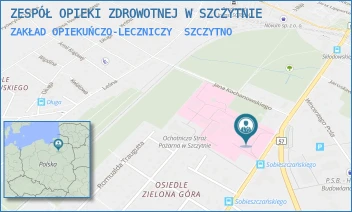 ZAKŁAD OPIEKUŃCZO-LECZNICZY - ZESPÓŁ OPIEKI ZDROWOTNEJ W SZCZYTNIE - M.C. SKŁODOWSKIEJ 12,  SZCZYTNO