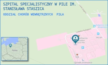 ODDZIAŁ CHORÓB WEWNĘTRZNYCH - SZPITAL SPECJALISTYCZNY W PILE IM. STANISŁAWA STASZICA - RYDYGIERA 1,  PIŁA