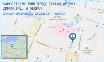 ZAKŁAD OPIEKUŃCZO LECZNICZY - SAMODZIELNY PUBLICZNY ZAKŁAD OPIEKI ZDROWOTNEJ W SŁUPCY - TRAUGUTTA 7,  SŁUPCA
