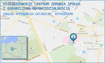 ZAKŁAD OPIEKUŃCZO-LECZNICZY - OSTRZESZOWSKIE CENTRUM ZDROWIA SPÓŁKA Z OGRANICZONĄ ODPOWIEDZIALNOŚCIĄ - AL. WOLNOŚCI 4,  OSTRZESZÓW