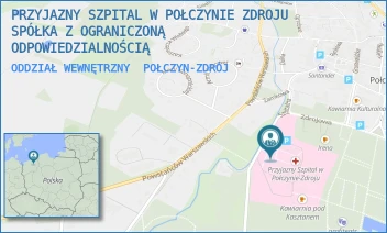ODDZIAŁ WEWNĘTRZNY - PRZYJAZNY SZPITAL W POŁCZYNIE ZDROJU SPÓŁKA Z OGRANICZONĄ ODPOWIEDZIALNOŚCIĄ - SZPITALNA 5,  POŁCZYN-ZDRÓJ