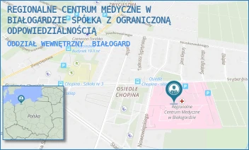 ODDZIAŁ WEWNĘTRZNY - REGIONALNE CENTRUM MEDYCZNE W BIAŁOGARDZIE SPÓŁKA Z OGRANICZONĄ ODPOWIEDZIALNOŚCIĄ - CHOPINA 29,  BIAŁOGARD