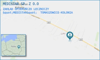 ZAKŁAD OPIEKUŃCZO LECZNICZY "MEDISTAR" - MEDISTAR SP. Z O.O - 16A,  TOMASZOWICE-KOLONIA