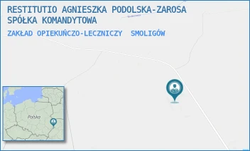 ZAKŁAD OPIEKUŃCZO-LECZNICZY - RESTITUTIO AGNIESZKA PODOLSKA-ZAROSA SPÓŁKA KOMANDYTOWA - 71,  SMOLIGÓW